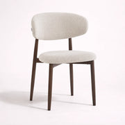Silla de comedor madera vista lateral
